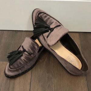 Vince Camuto suede loafer with tassel
